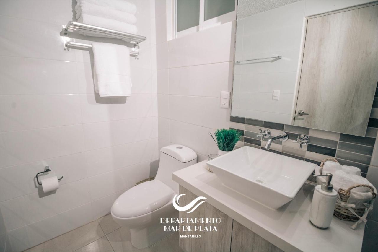 Hermoso Departamento Nuevo A 50 Metros De Playa!! Manzanillo Esterno foto