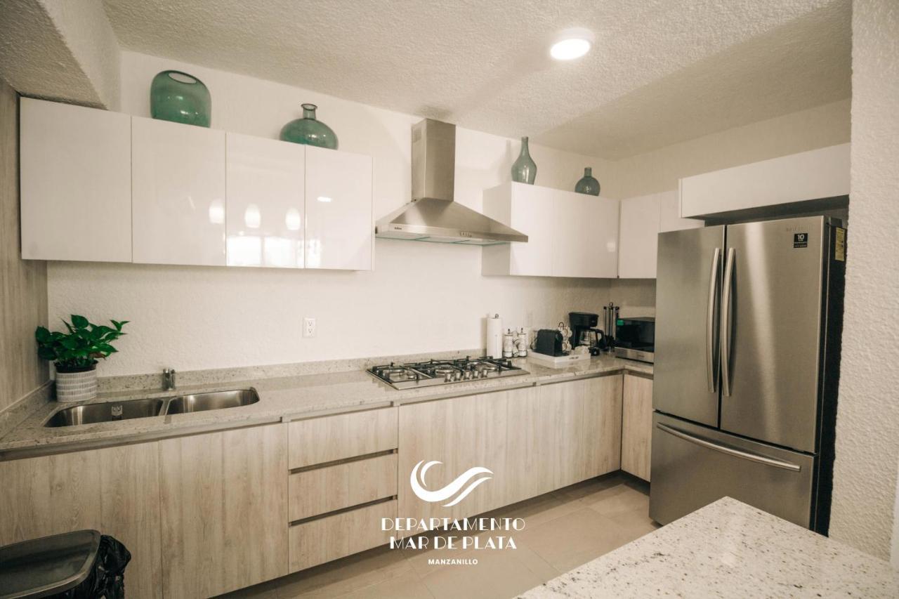 Hermoso Departamento Nuevo A 50 Metros De Playa!! Manzanillo Esterno foto