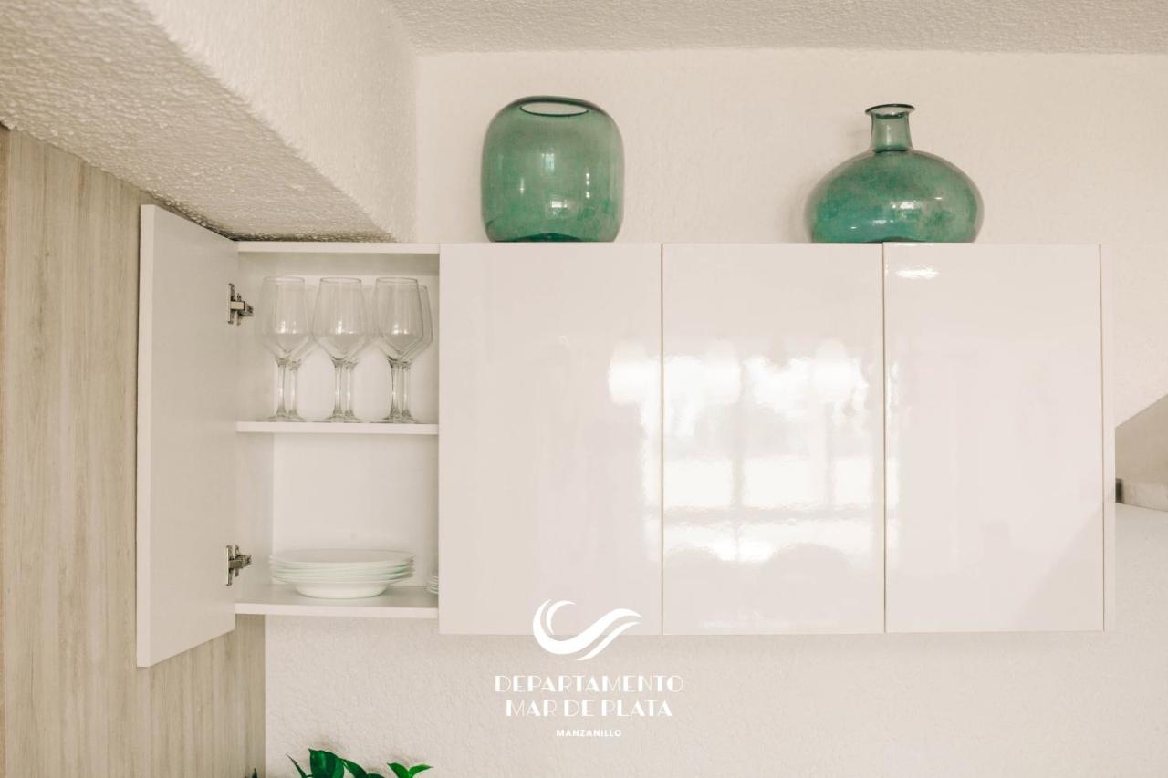 Hermoso Departamento Nuevo A 50 Metros De Playa!! Manzanillo Esterno foto