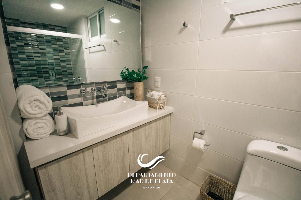 Hermoso Departamento Nuevo A 50 Metros De Playa!! Manzanillo Esterno foto