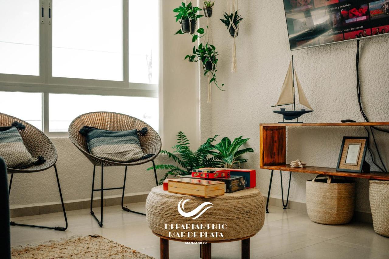 Hermoso Departamento Nuevo A 50 Metros De Playa!! Manzanillo Esterno foto