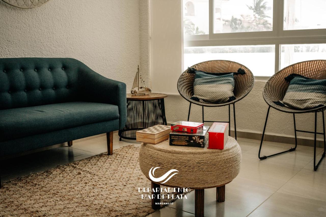Hermoso Departamento Nuevo A 50 Metros De Playa!! Manzanillo Esterno foto