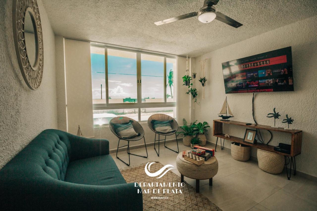 Hermoso Departamento Nuevo A 50 Metros De Playa!! Manzanillo Esterno foto