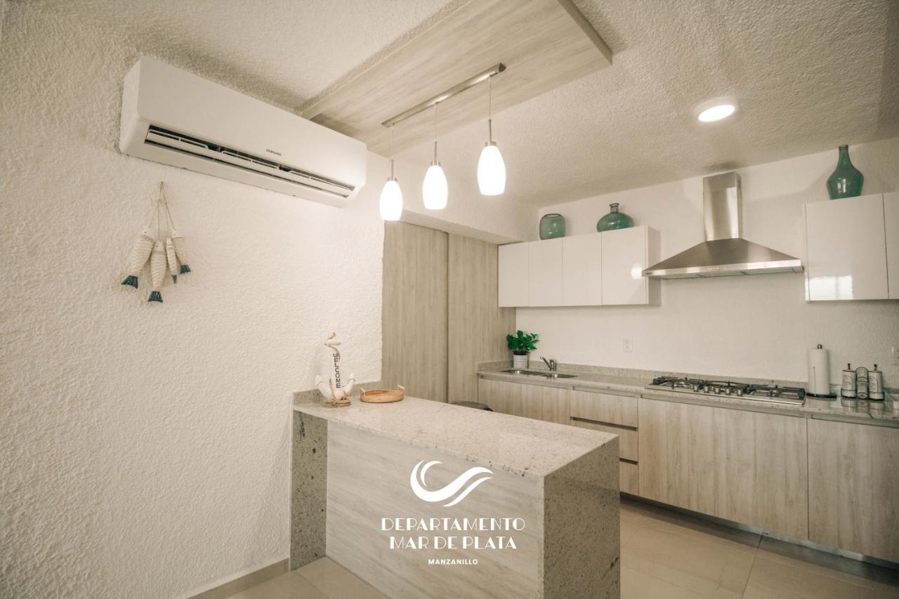 Hermoso Departamento Nuevo A 50 Metros De Playa!! Manzanillo Esterno foto