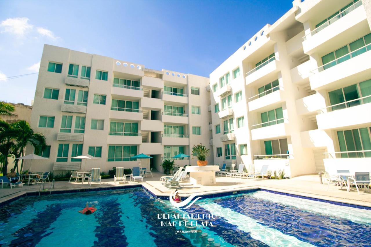 Hermoso Departamento Nuevo A 50 Metros De Playa!! Manzanillo Esterno foto