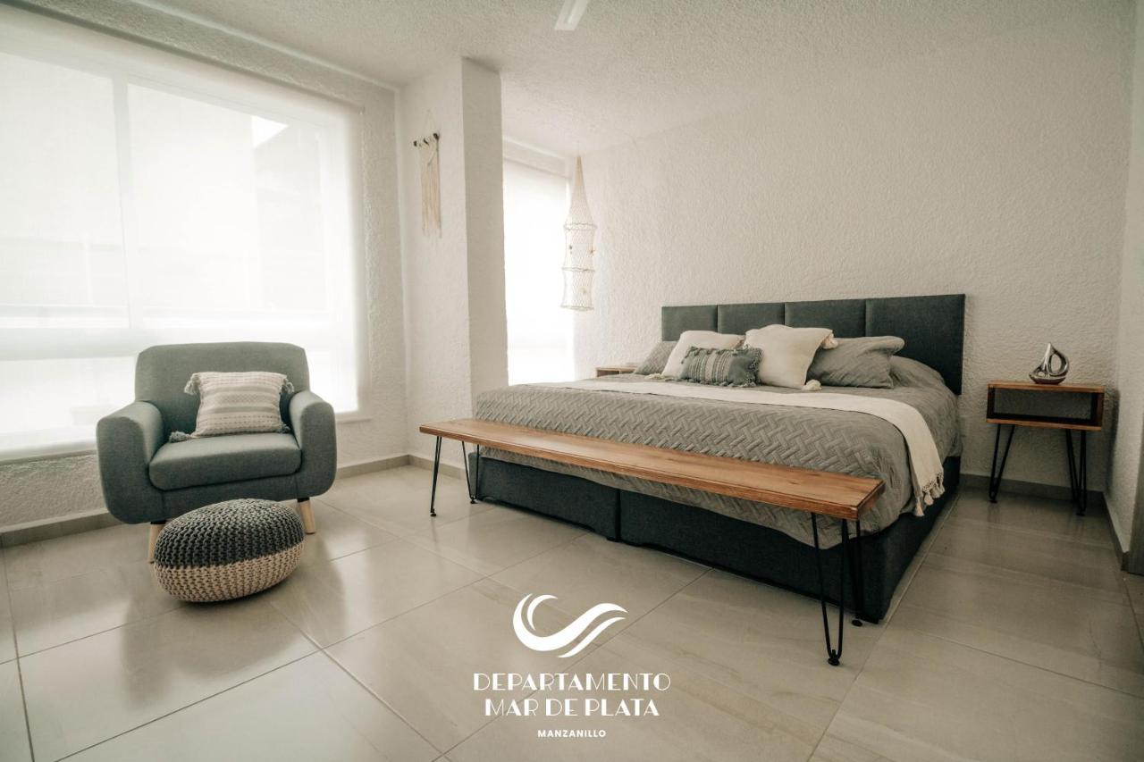 Hermoso Departamento Nuevo A 50 Metros De Playa!! Manzanillo Esterno foto