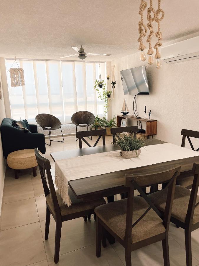 Hermoso Departamento Nuevo A 50 Metros De Playa!! Manzanillo Esterno foto