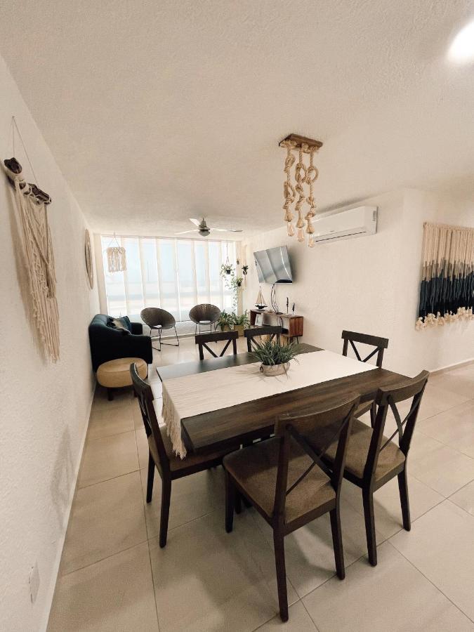 Hermoso Departamento Nuevo A 50 Metros De Playa!! Manzanillo Esterno foto