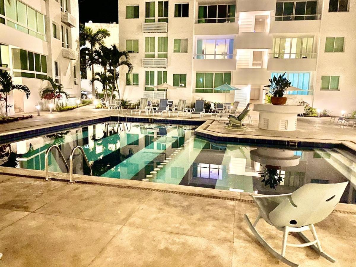 Hermoso Departamento Nuevo A 50 Metros De Playa!! Manzanillo Esterno foto